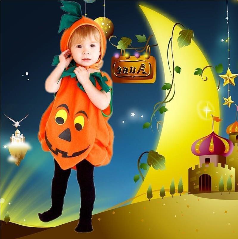 Halloween Pumpkin Costume for Kids, Toddler Infant Baby Halloween Costume Outfit Set