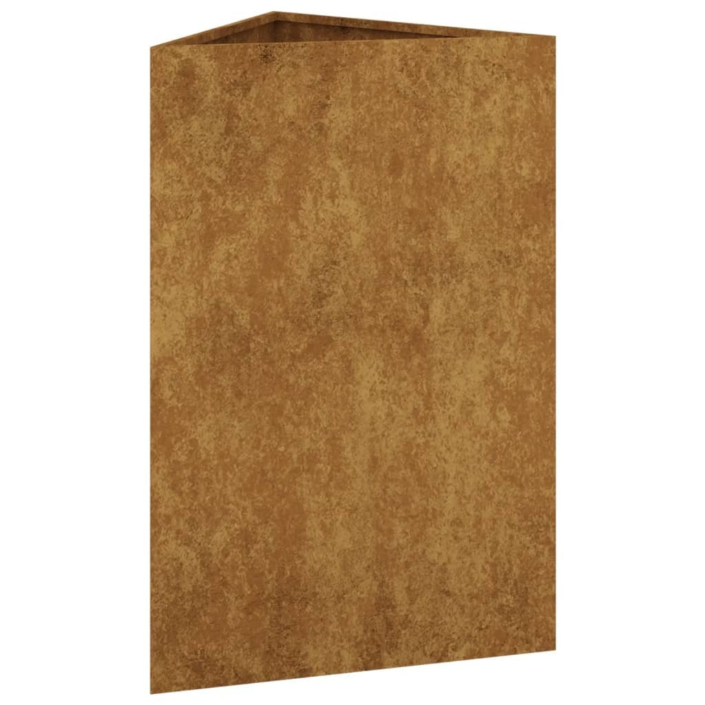 Garden Planter 19.7"x16.9"x29.5" Corten Steel