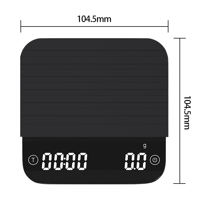 Multifunctional kitchen scale. 3000g home electronic scale, coffee electronic scale
