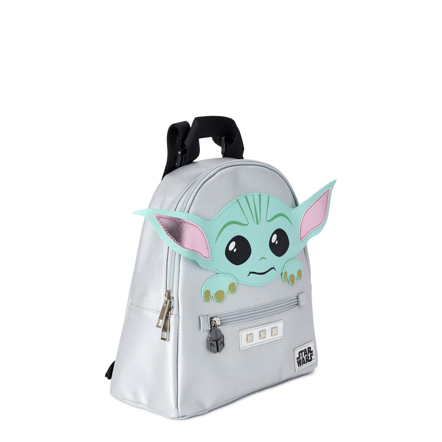 Star Wars Grogu Baby Yoda Women's Mini Backpack, Grey Silver