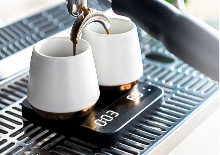 Electronic balance scale. Commercial electronic scale 3000g, coffee timing scale