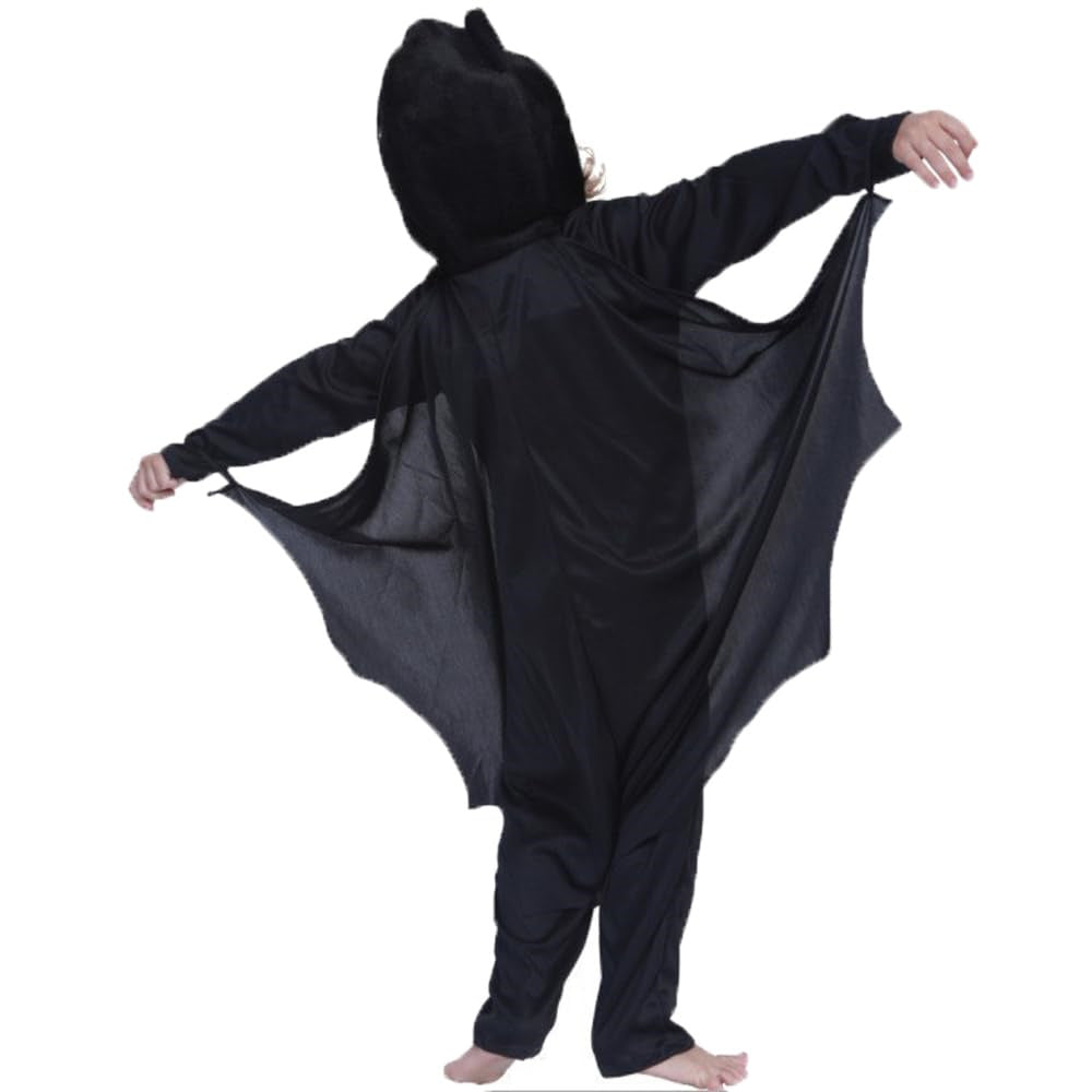 Kids' Vampire Bat Halloween Costume for Boys and Girls Jumpsuit Cosplay Set