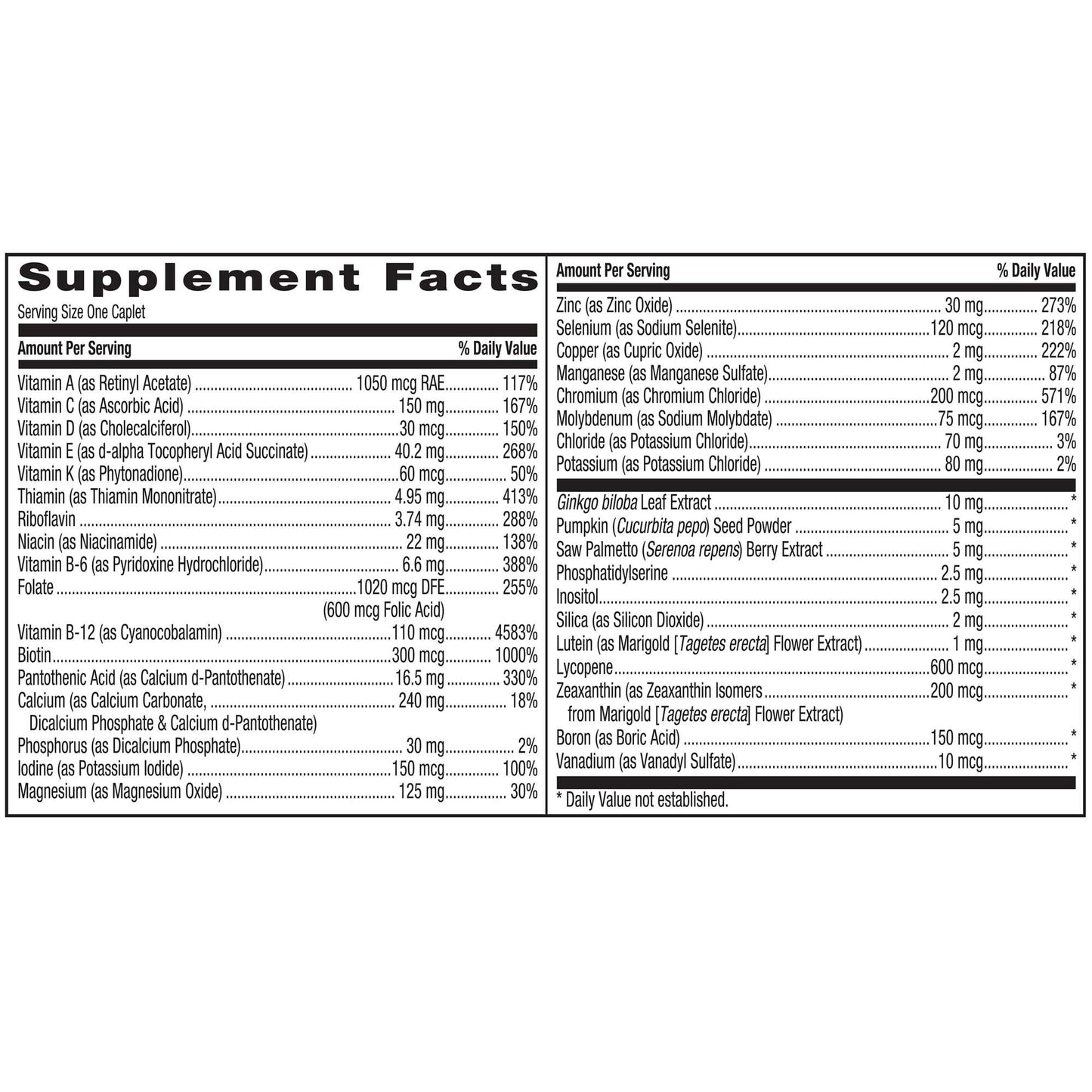 GNC Mega Men® 50-Plus One Daily Multivitamin Value Size, 150 Tablets, Vitamin and Minerals for Males 50 and over