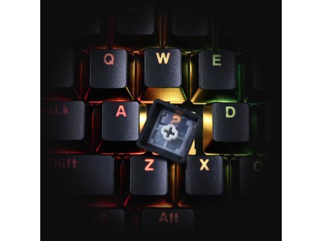 Dareu EK925 II Mechanical Gaming Keyboard RGB LED Rainbow Backlit Wired Keyboard with Yellow Switches for Windows Gaming PC (104 Keys; Black)