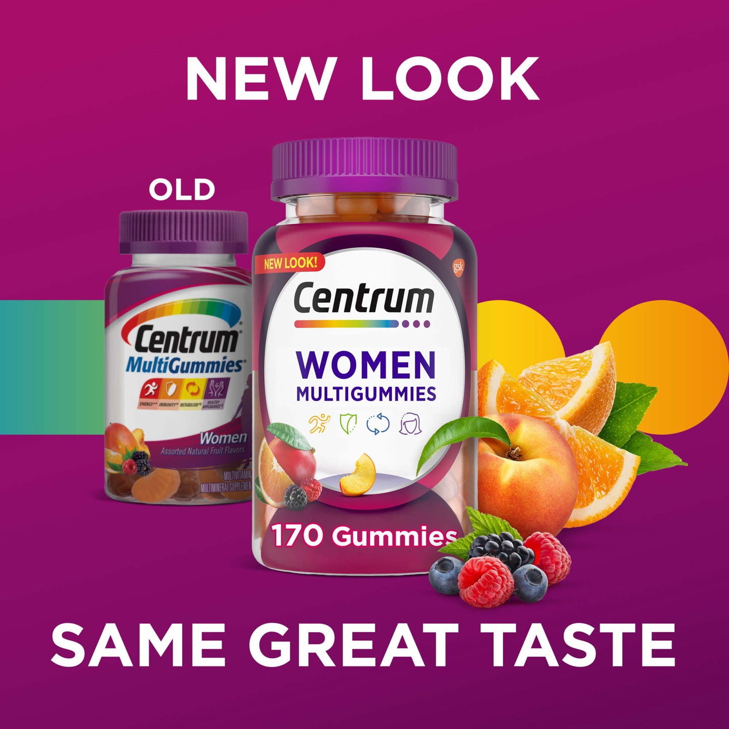 Centrum Multigummies Gummy for Women; Multivitamin/Multimineral Supplement; 100 Count