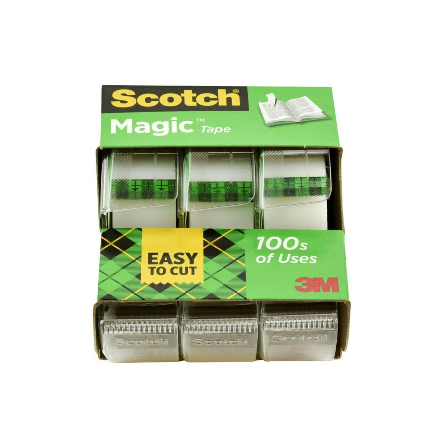 Scotch Magic Tape Dispenser. ¾ in. x 325 in., 3 Dispenser