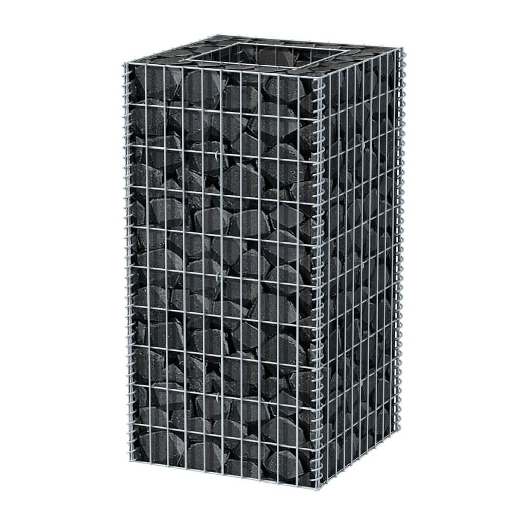 Gabion Raised Bed Steel 19.7"x19.7"x39.4"