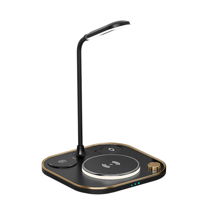 Four in one magnetic wireless charger 15w fast charge is applicable to multi-function three in one wireless charge of Apple mobile phone