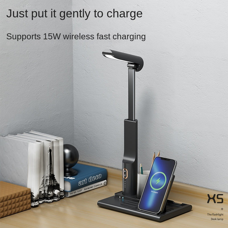 Four in one magnetic wireless charger 15w fast charge is applicable to multi-function three in one wireless charge of Apple mobile phone