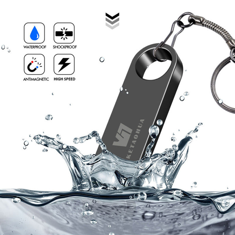 32G Metal Waterproof USB Flash Drive Gift High-Speed Car 32G Stable USB Flash Drive USB 2.0