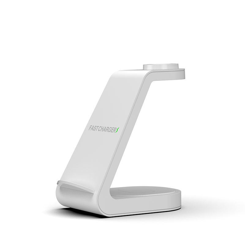 New vertical wireless charging three in one mobile phone holder for Apple 14 15W multi in one charging