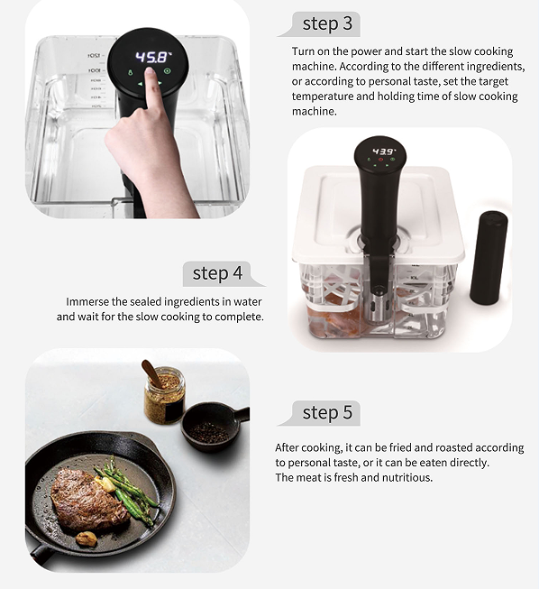 cuisine low temperature slow cooking machine vacuum low temperature cooking steak molecular vacuum cooking machine kitchen appliances immersion temperature controlled vacuum low temperature cooking