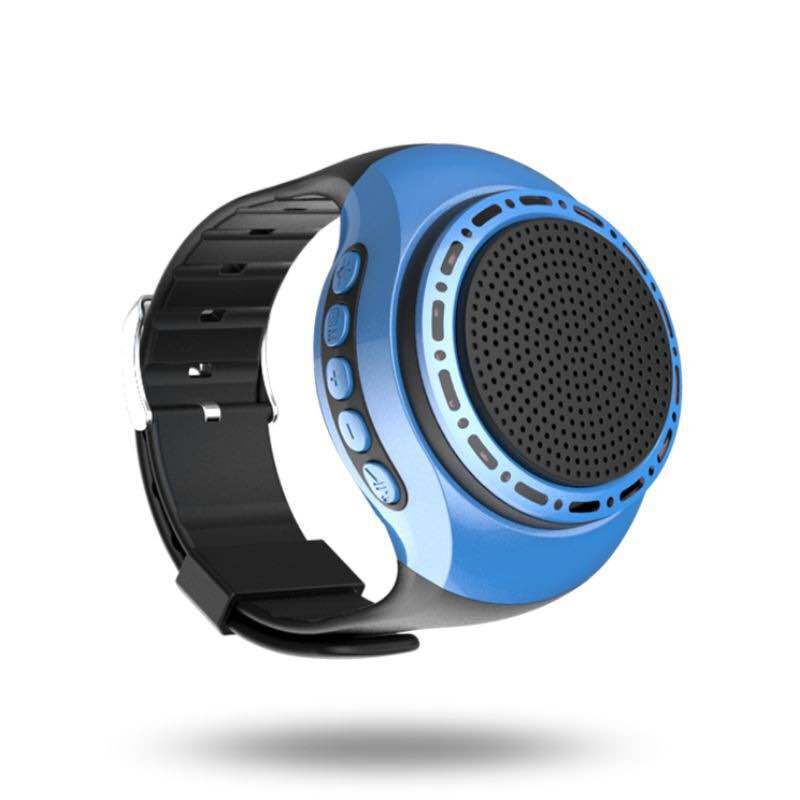 Wearable Waterproof Wireless Portable Bluetooth Speaker Watch; with MP3 Player & FM Radio & Selfie & Ultra Long Standby Time for Running; Hiking; Climbing; sports