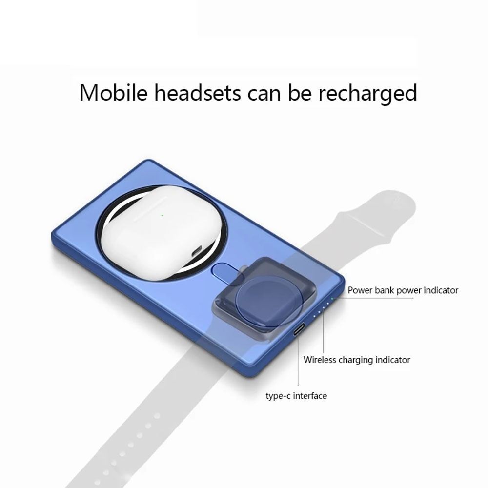 3 in 1 Fast Charging Magnet Power Bank Wireless Charger External Battery Mobile Phone Charging For Iphone|
