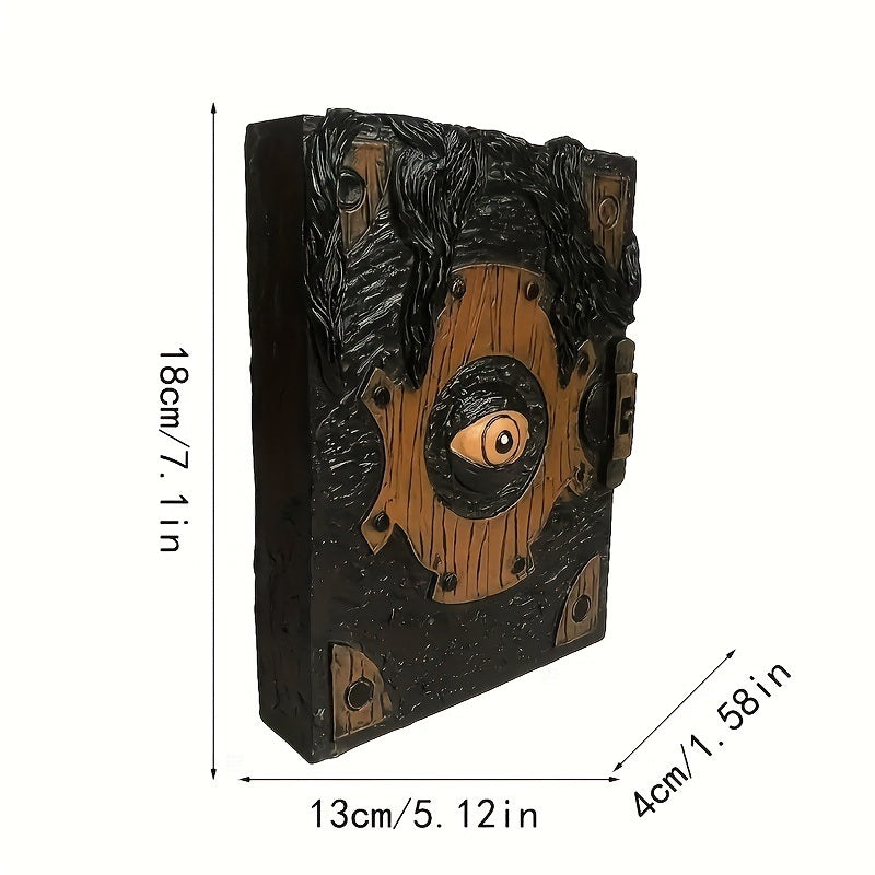 Halloween Cursed Devil's Eye Horror Book Atmosphere Decorating Home Craft Ornaments