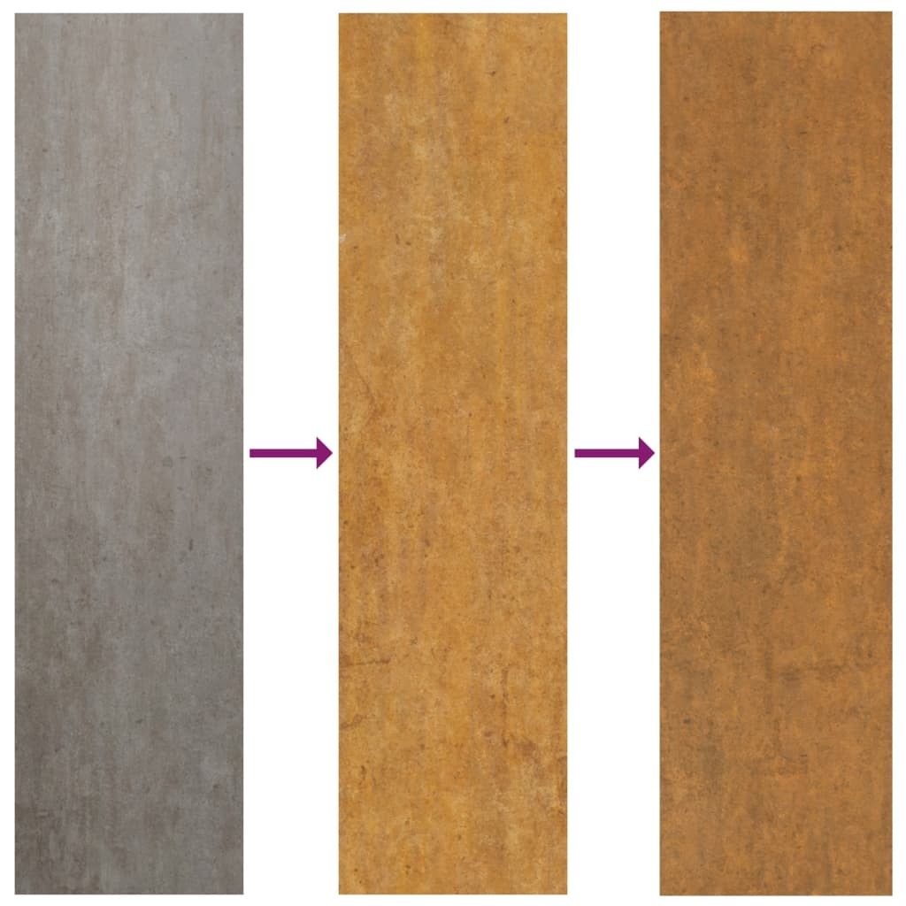 Garden Planter 11.8"x10.2"x29.5" Corten Steel