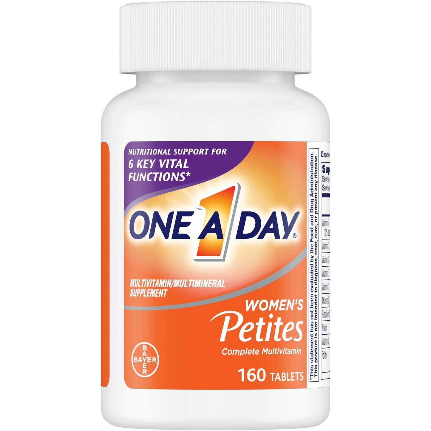 One A Day Women's Petites Multivitamins Tablets for Women; 160 Count