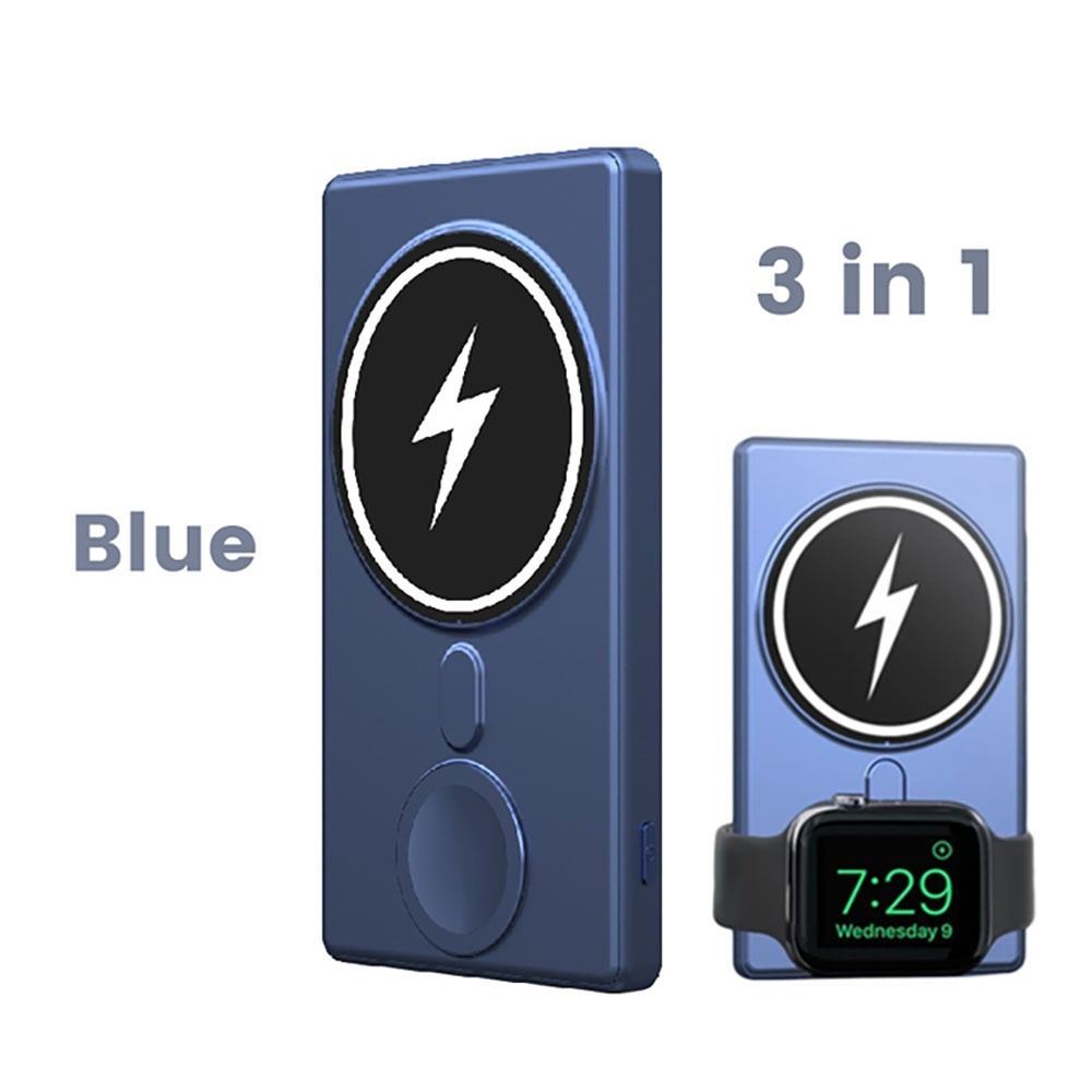 3 in 1 Fast Charging Magnet Power Bank Wireless Charger External Battery Mobile Phone Charging For Iphone|