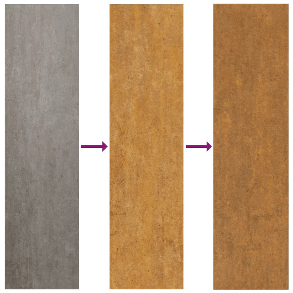 Garden Planter 19.7"x16.9"x29.5" Corten Steel