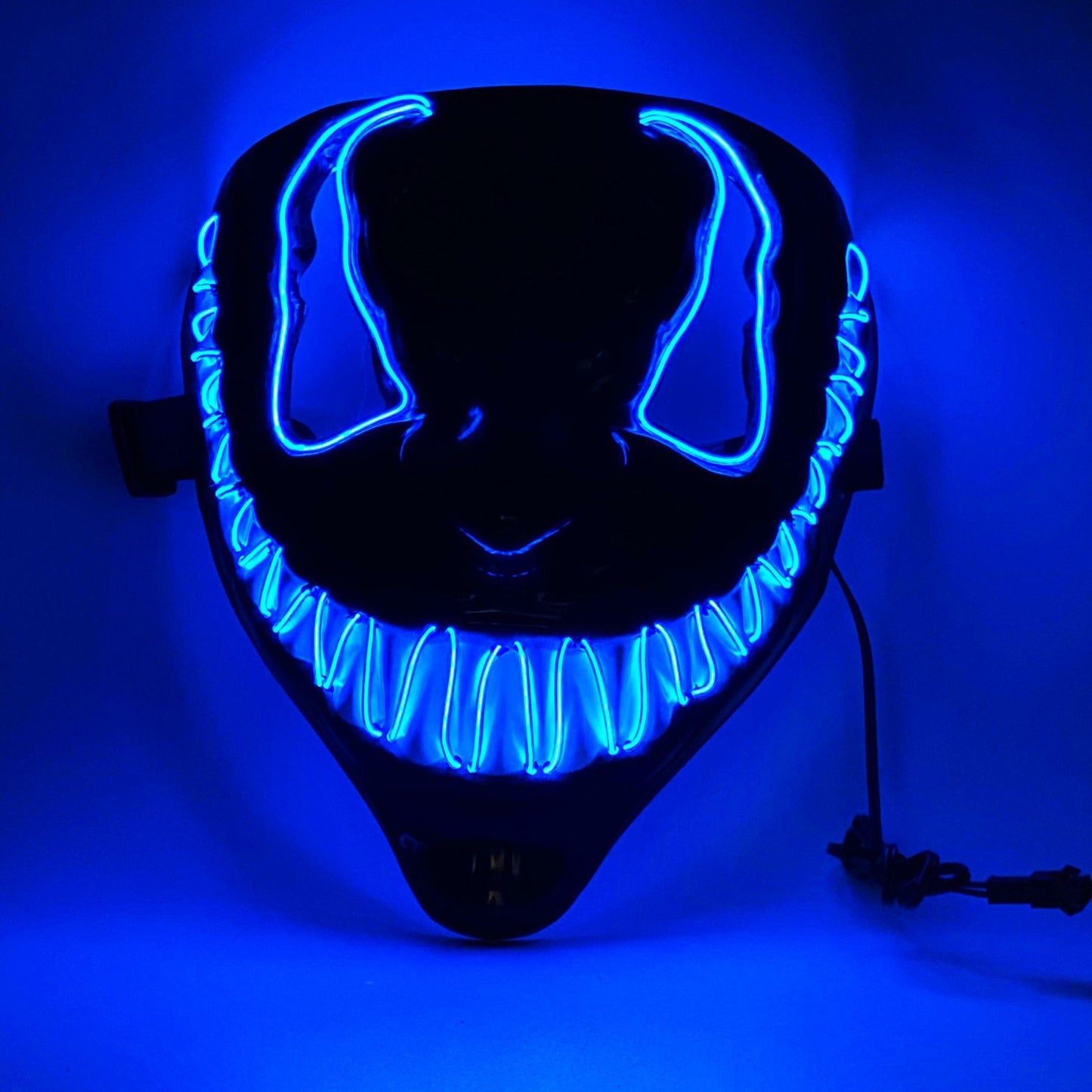 Halloween Mask LED Light Up Mask for Adults Neon Glow Masks