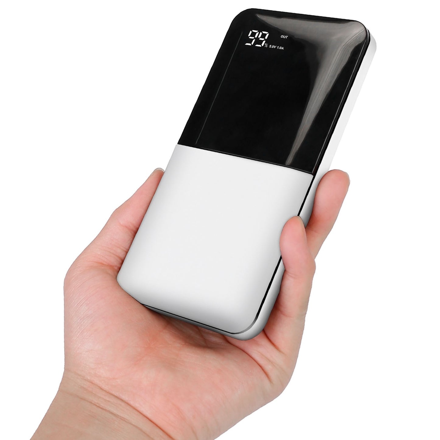 20000mAh Portable Power Bank External Battery Pack with Digital Display Dual USB Charge Ports