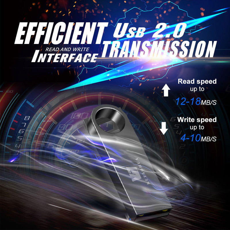 32G Metal Waterproof USB Flash Drive Gift High-Speed Car 32G Stable USB Flash Drive USB 2.0