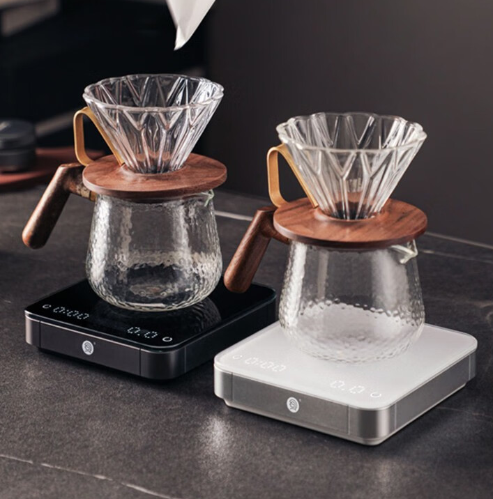 intelligent electronic scale. coffee timing scale kitchen scale household electronic scale 0.3-2000g