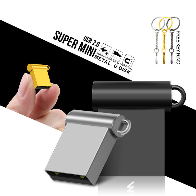Ultra short mini USB whistling 16/32/64/128GB creative personalized car music gift high-speed USB flash drive