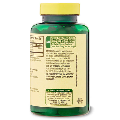 Spring Valley Cranberry Extract Vegetarian Capsules;  500mg;  60 Count