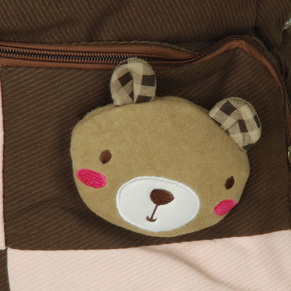 [Bear House] Fabric Art School Backpack Outdoor Daypack