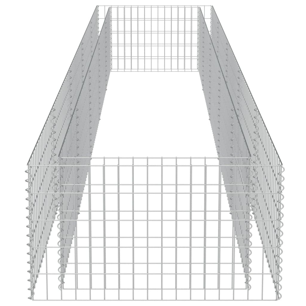 Gabion Raised Bed Galvanized Steel 177.2"x35.4"x19.7"
