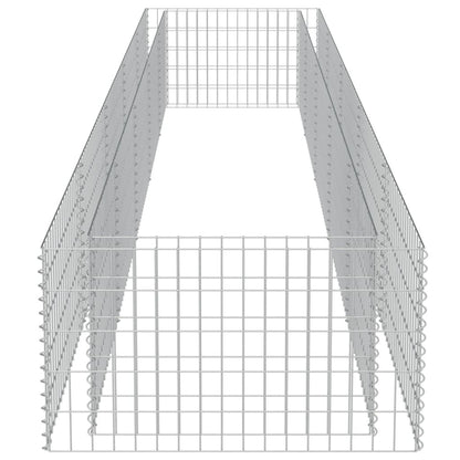 Gabion Raised Bed Galvanized Steel 177.2"x35.4"x19.7"
