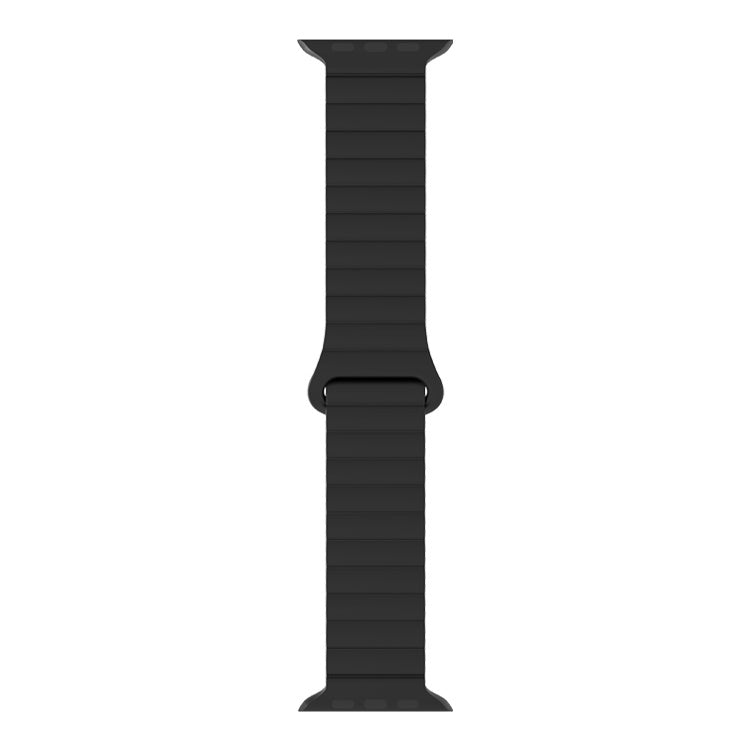 Silicone Magnetic Apple Watch Band Compatible with Apple Watch 38mm 40mm 41mm 42mm 44mm 45mm 49mm, Adjustable Strong Magnetic Loop Bands for iWatch Series Ultra 9 8 7 SE 6 5 4 3 2 1 Women Men
