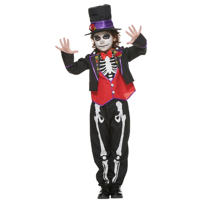 Mexican Day of the Dead Kids Costume Set Halloween