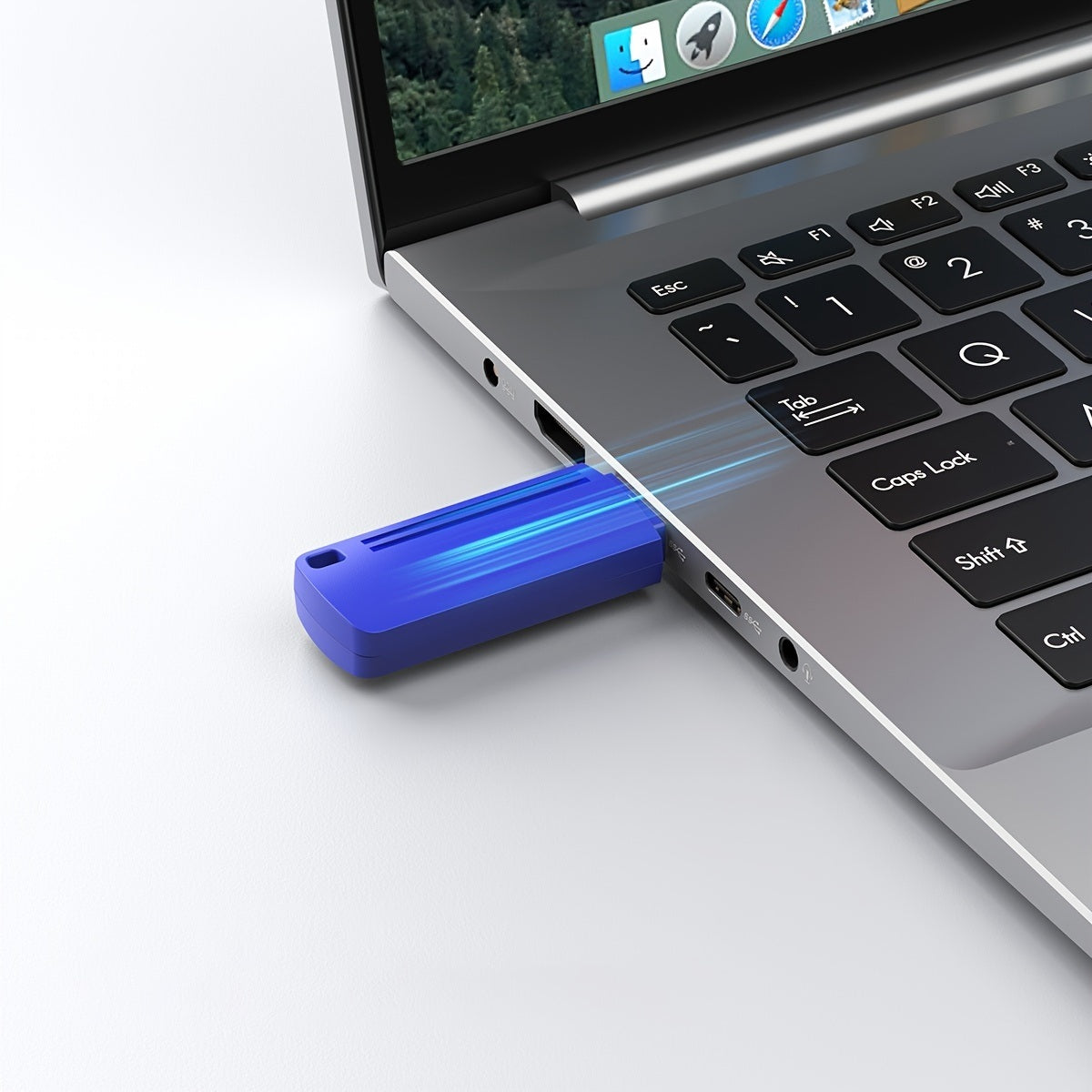 TOPESEL 128GB 64GB 32GB 16GB Flash Drive Thumb Drive USB Flash Drive Bulk Memory Stick With LED Indicator; Flash Drives Design In Snap Cap