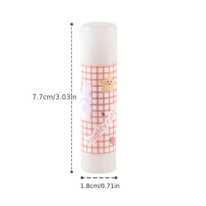 4pcs Large Capacity Cartoon Solid Glue: Perfect for School Supplies DIY Projects!